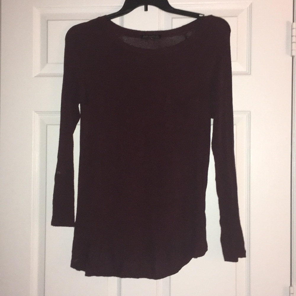 Burgundy Long Sleeve